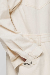 CNSTR N1, caliso jumpsuit, ivory close up