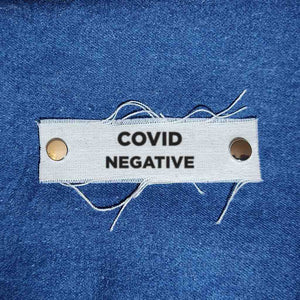 Sticker COVID NEGATIVE. Talking Sleeves®