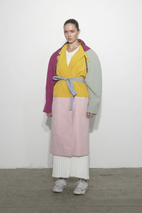 Trench constructor 2022 sunflower, pale pink and fuchsia