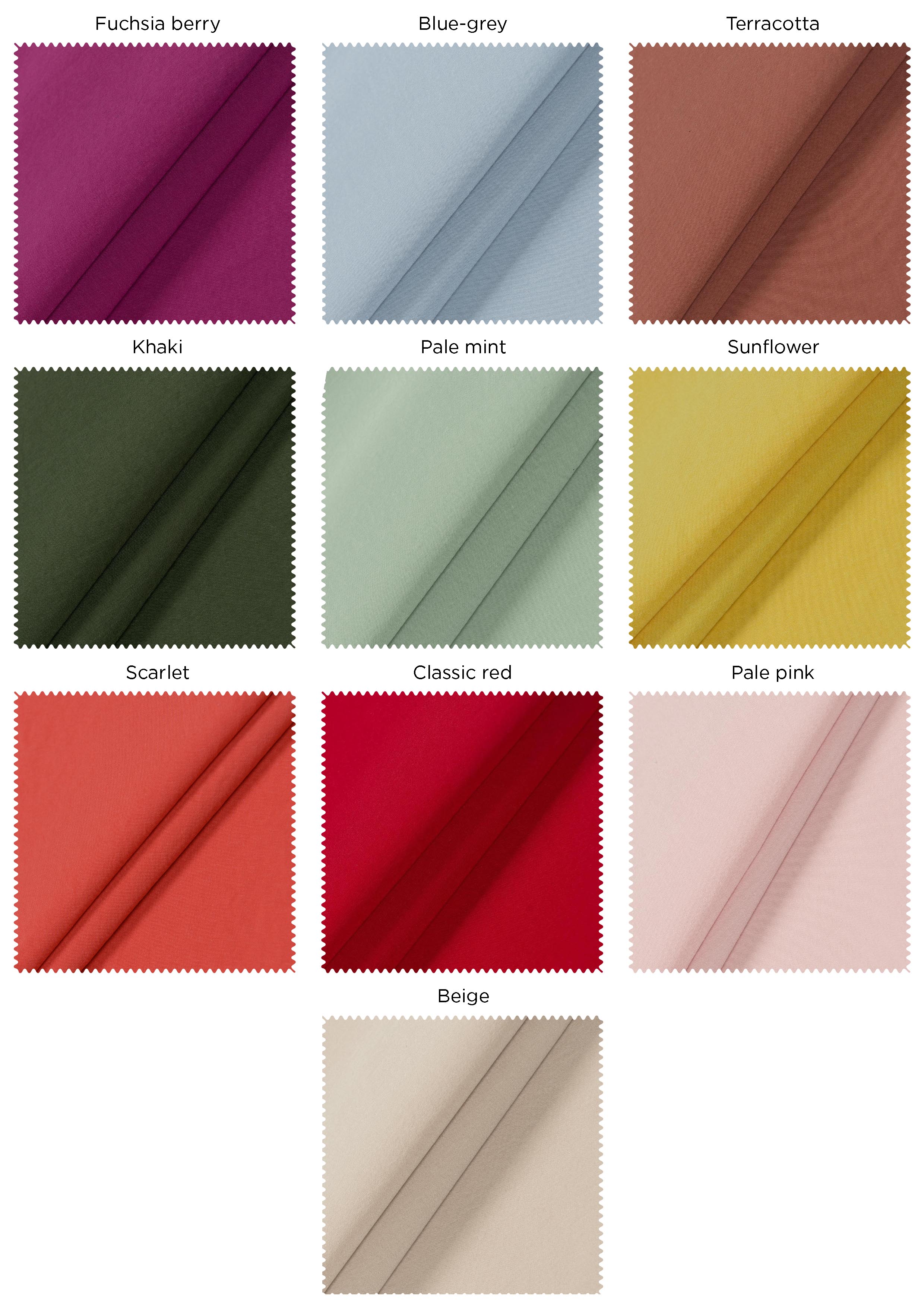 TRNCH CNSTR fabric swatches NCYZIP 2022